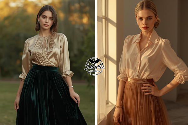 استایل پوشیده دخترانه برای شب یلدا از اسمارتیزگالری