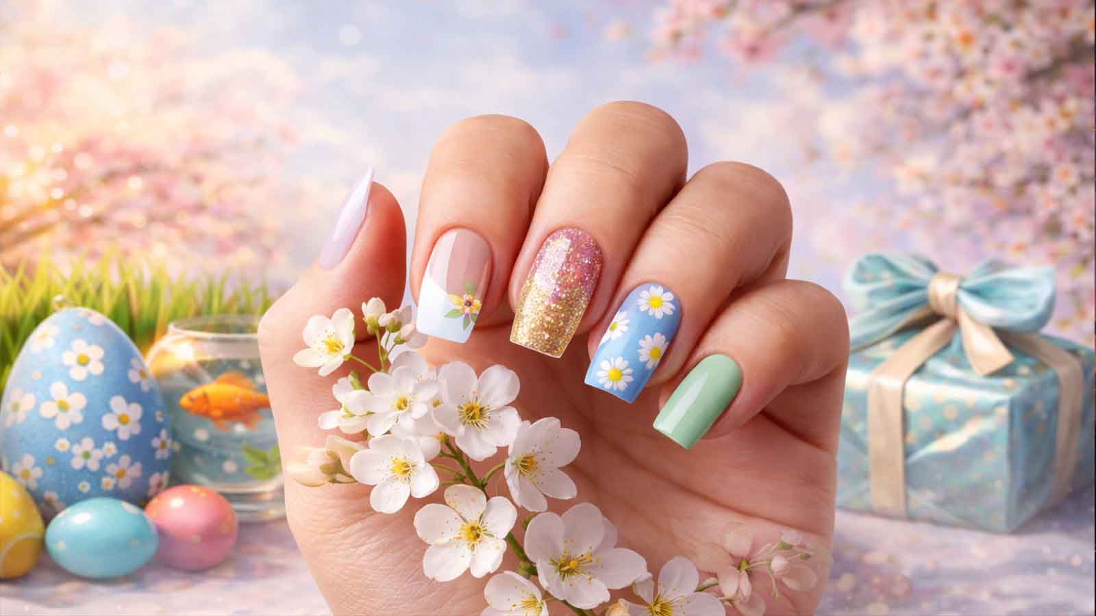 رنگ و طرح ناخن جذاب برای عید ۱۴۰۵