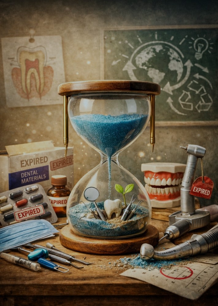 مواد دندانپزشکی تاریخ‌ گذشته رو باید چیکار کرد؟