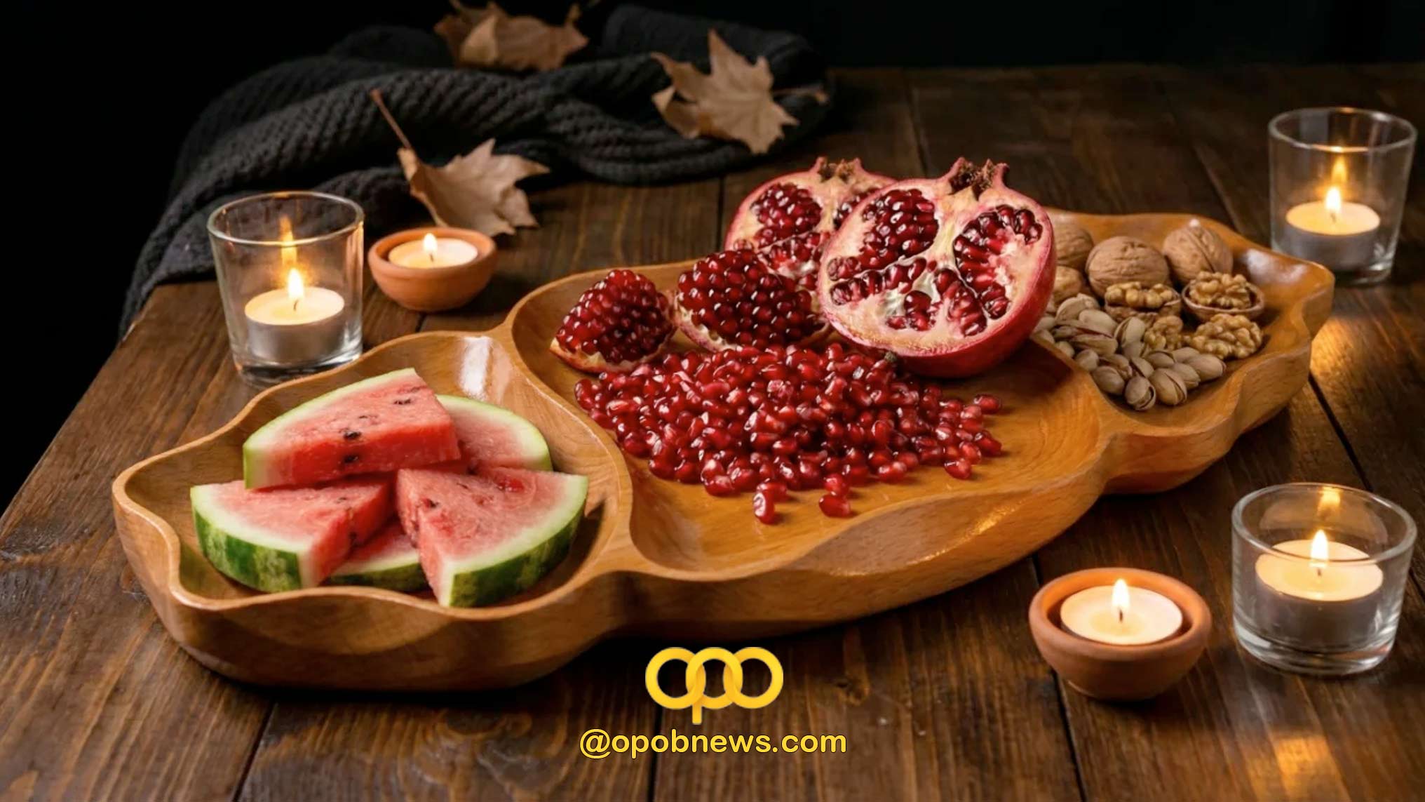 راهنمای انتخاب ظروف چوبی برای میز شب یلدا