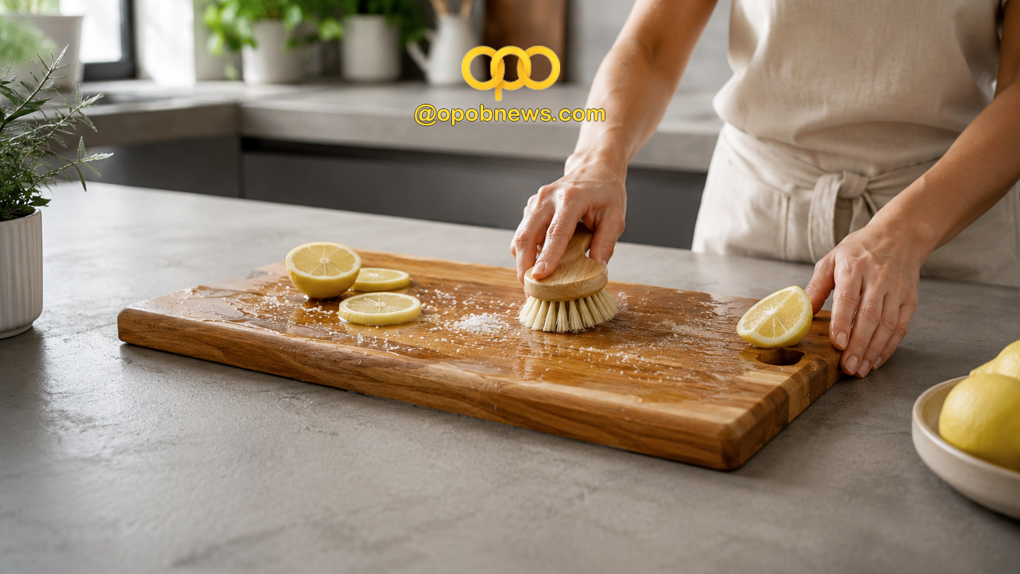 چگونه تخته برش چوبی آشپزخانه را تمیز نگه داریم؟