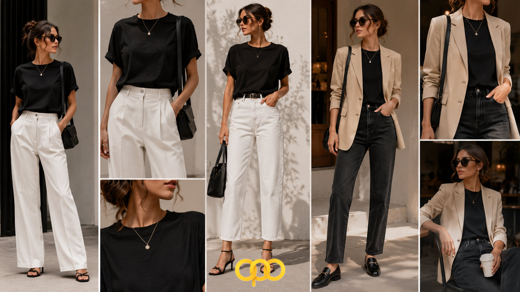 تیشرت مشکی زنانه را چگونه استایل کنیم؟