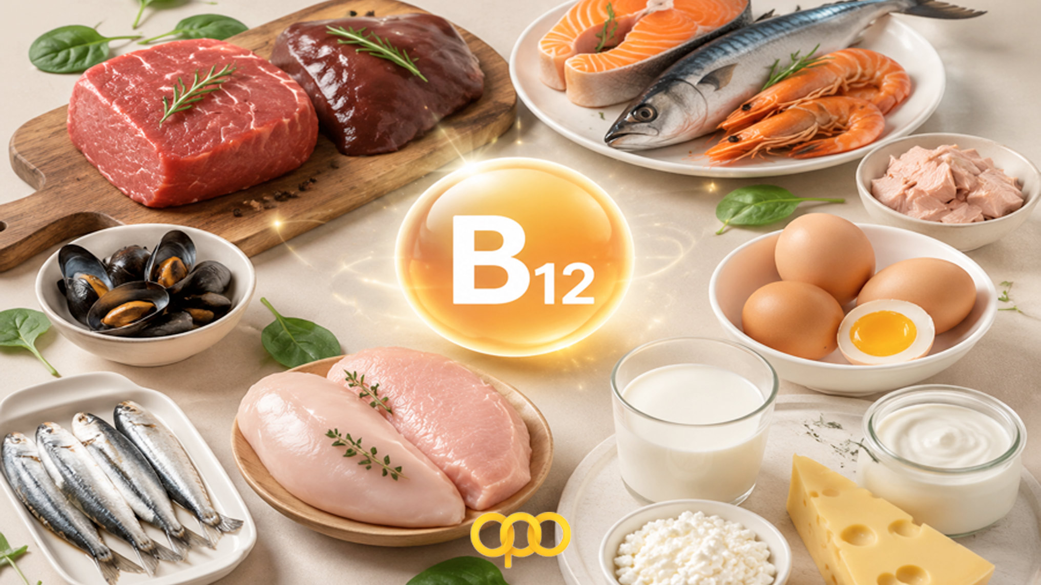 ویتامین B12 در چه خوراکی‌هایی وجود دارد؟ معرفی منابع طبیعی B12