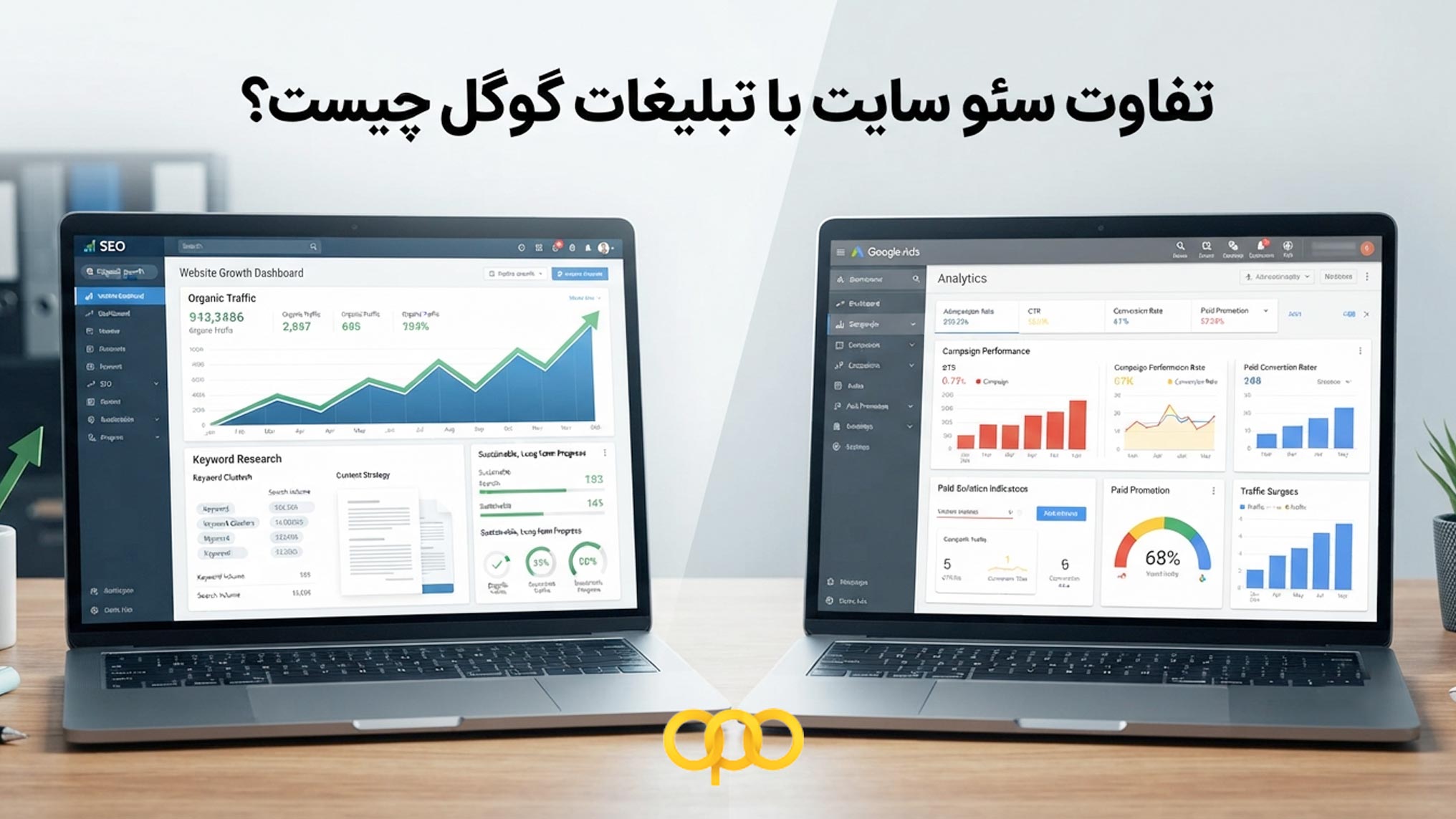 تفاوت سئو سایت با تبلیغات گوگل چیست؟