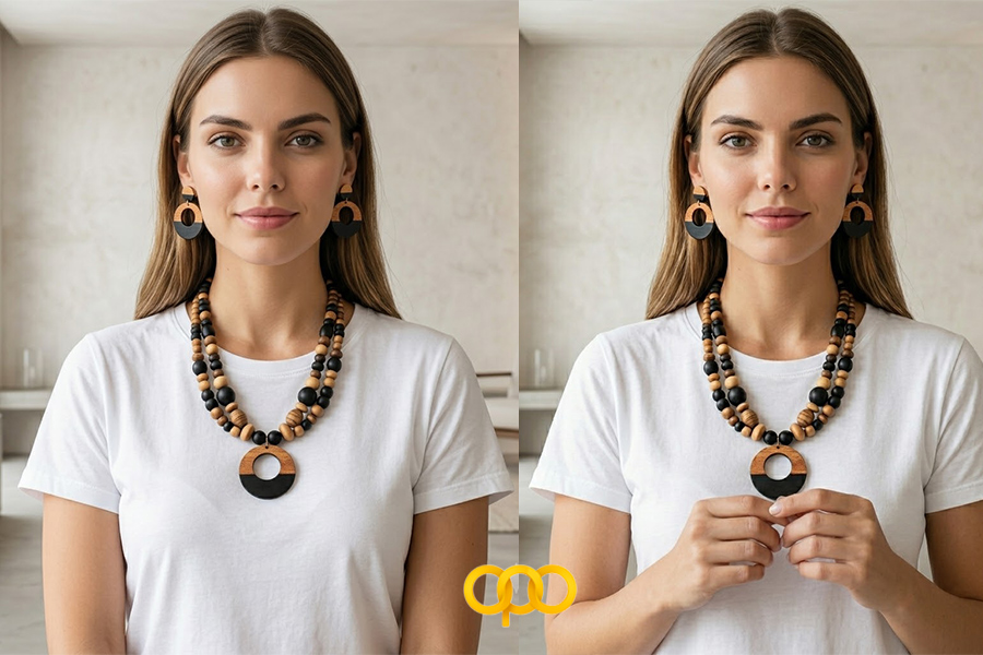 چگونه زیورآلات چوبی را با لباس ست کنیم؟ 1