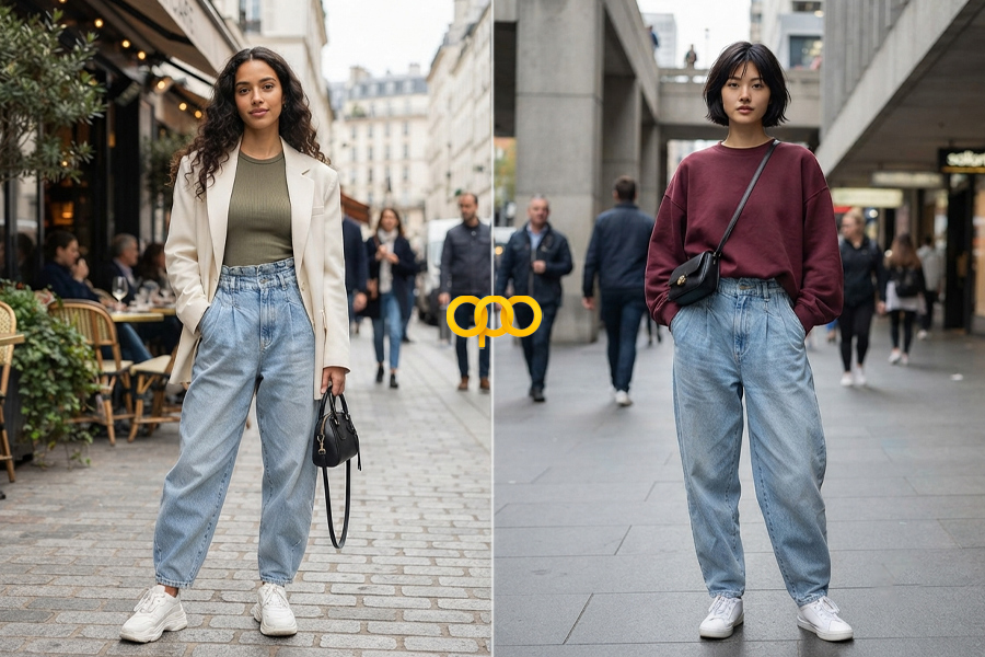 سسِی یا اسلوچی (Slouchy Jeans)