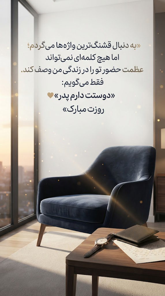تبریک روز پدر استوری