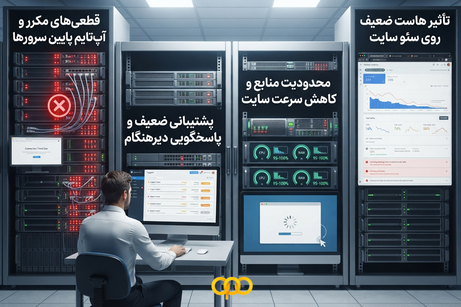 نشانههای یک شرکت هاستینگ نامعتبر چیست؟
