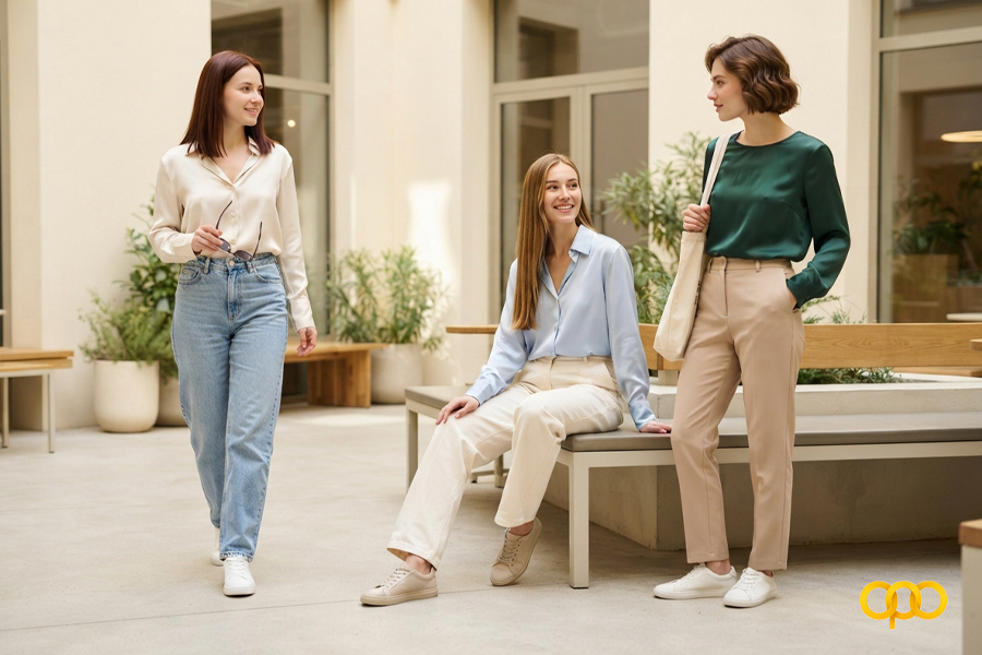 چه رنگهایی برای استایل روزمره با ساتن مناسبترند؟