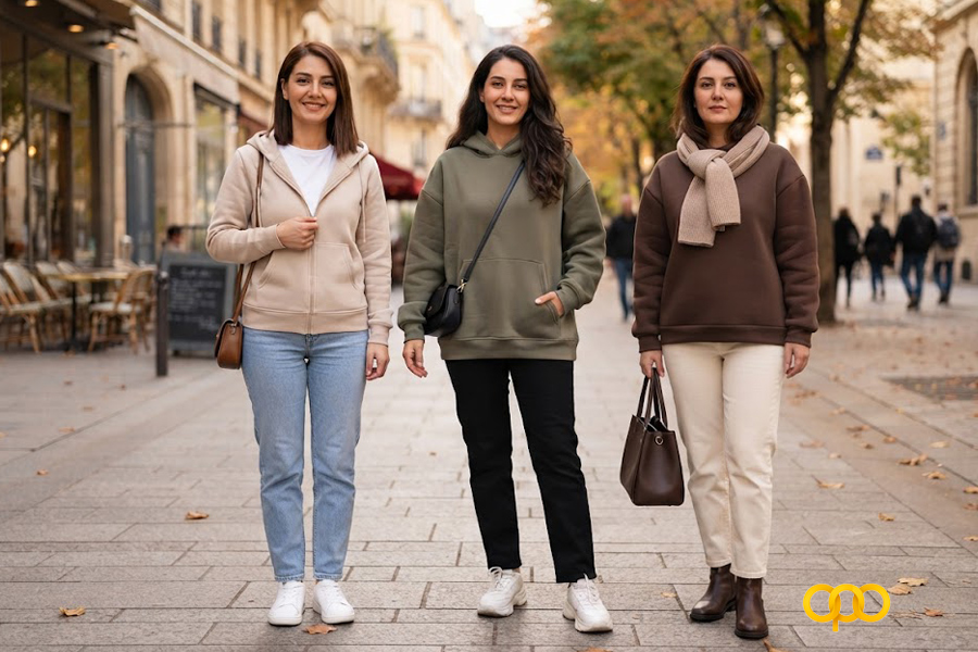 دورس با سوییشرت و هودی چه فرقی دارد؟